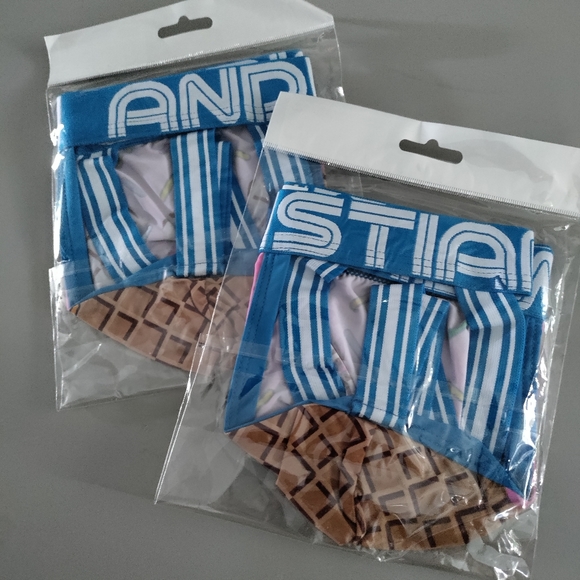 Andrew Christian jock ice cream pink rainbow SML NWT - Picture 7 of 7